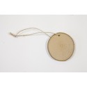 Disque en bois avec cordelette (x 3)