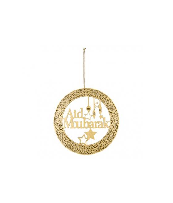 Suspension en bois "Aid Moubarak" Or