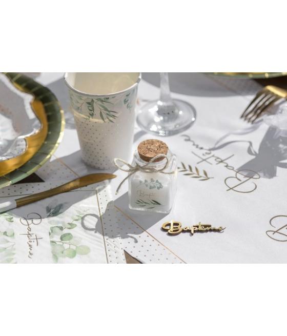 Bougies végétal Baptême