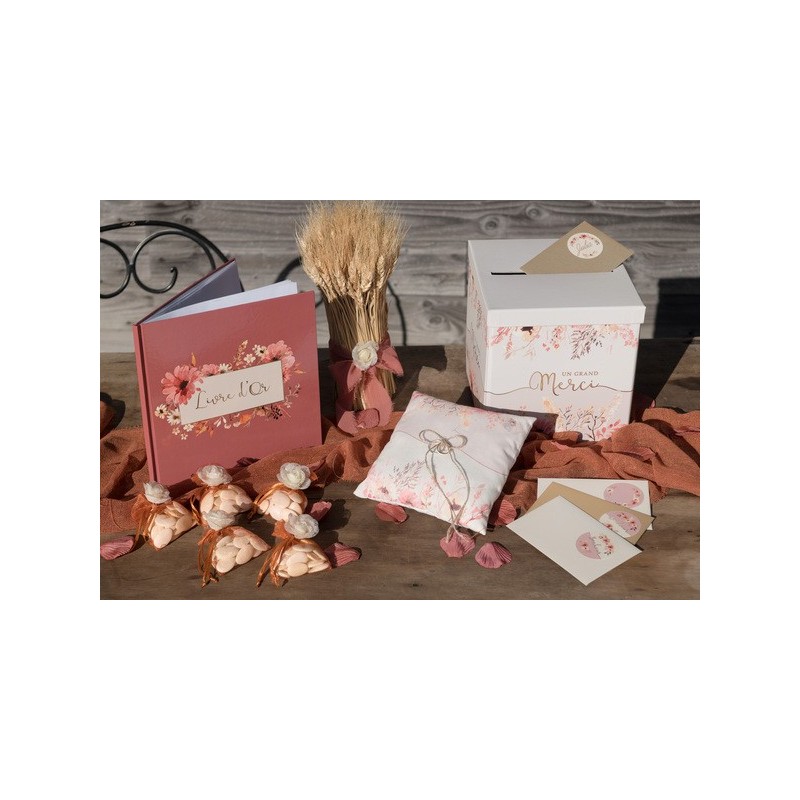 Tirelire Amour floral