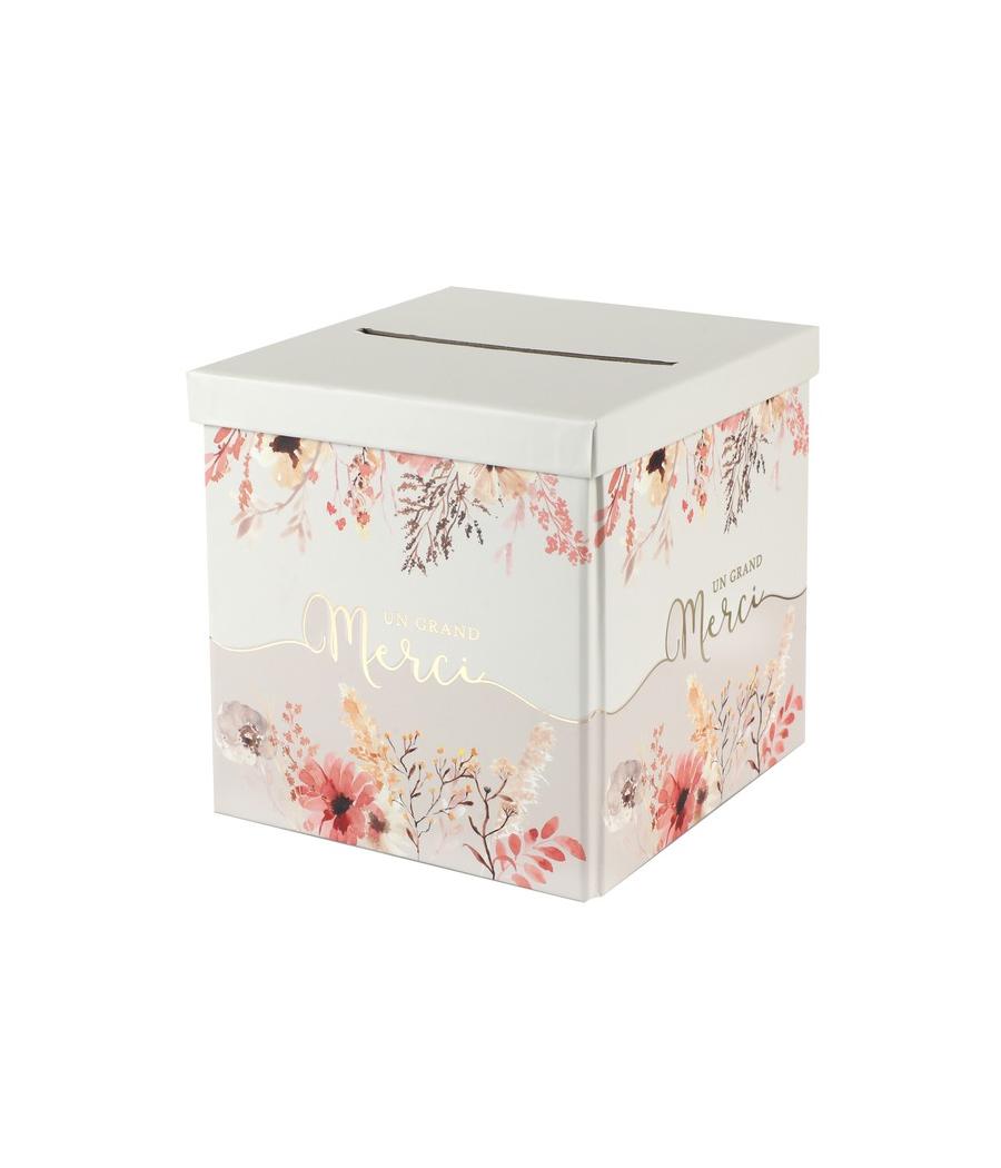 Tirelire Amour floral