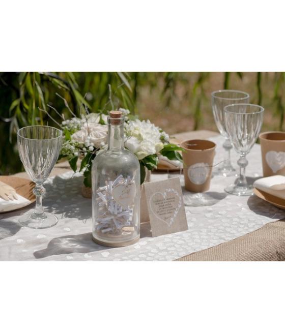 Bouteille à voeux 50 messages