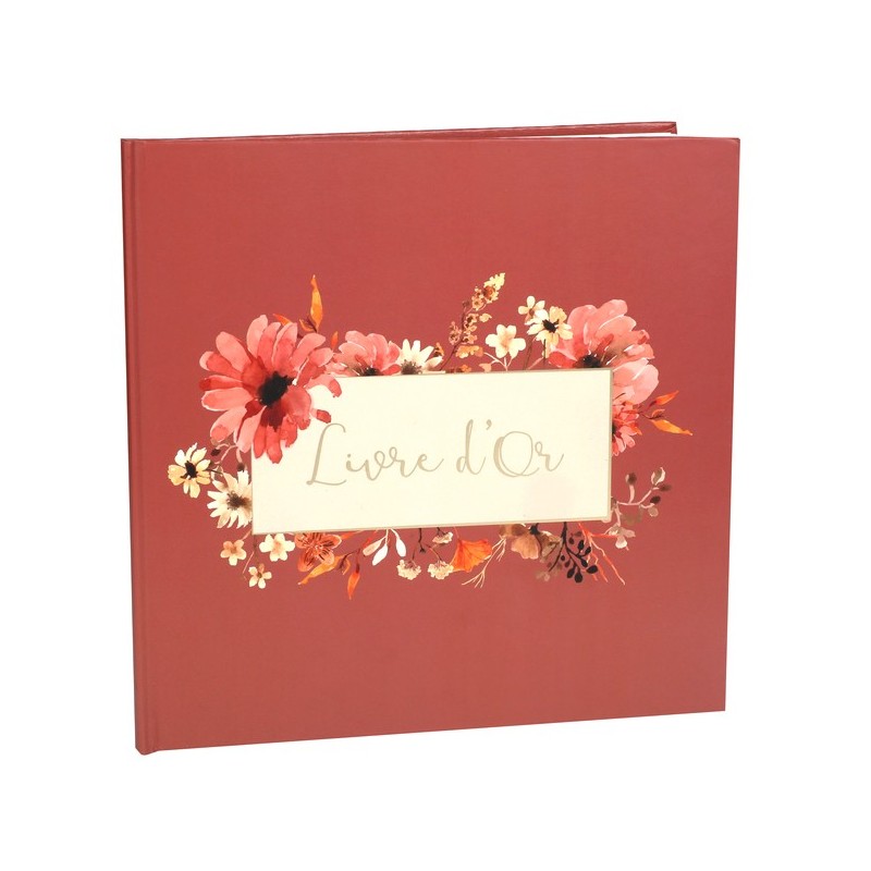 Livre d'or Amour floral