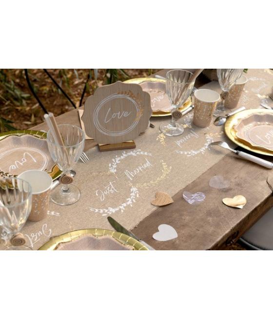 Chemin de table Mariage naturel