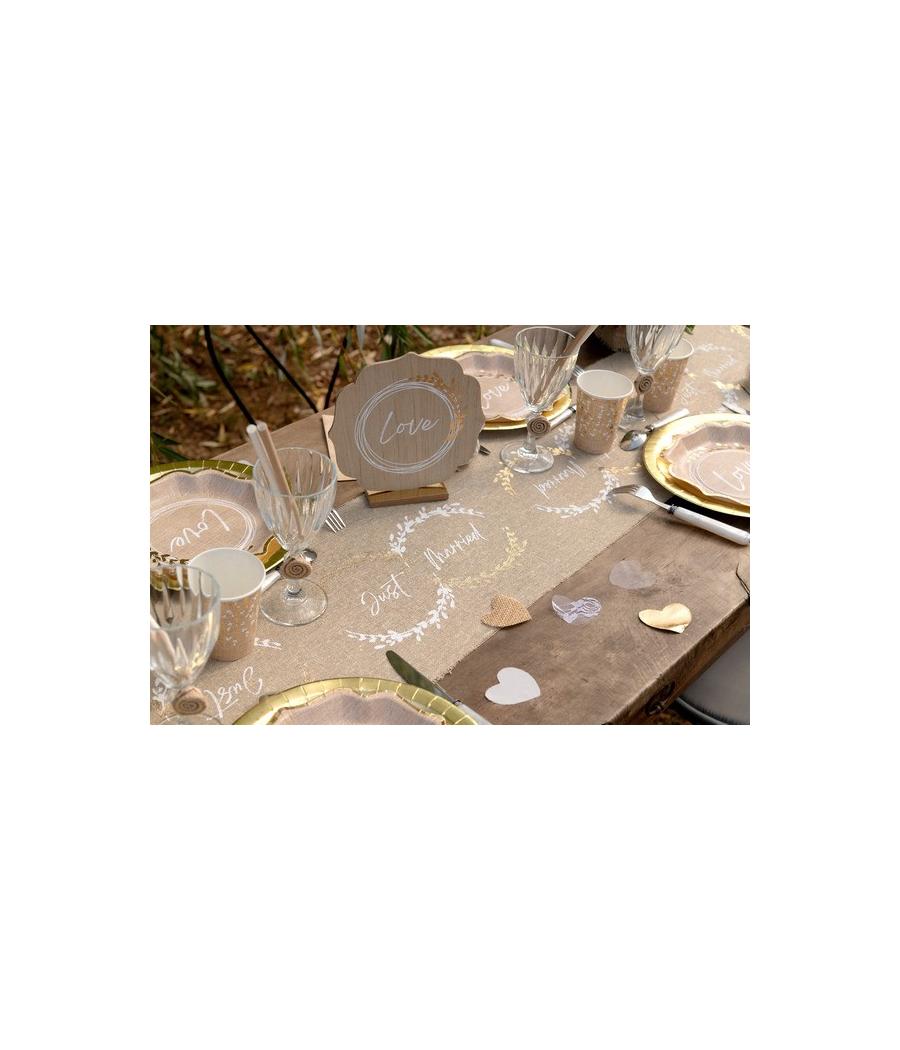 Chemin de table Mariage naturel