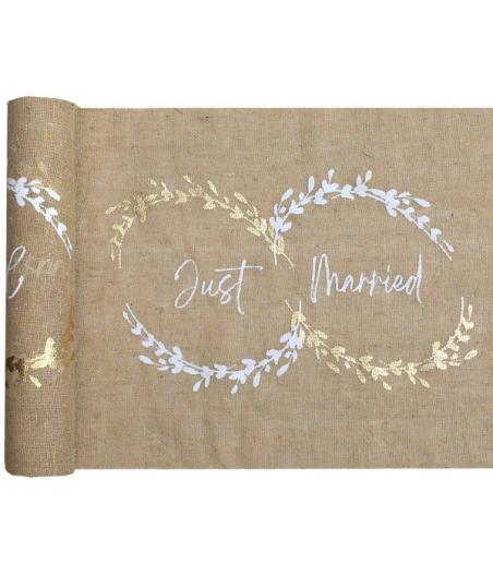 Chemin de table Mariage naturel