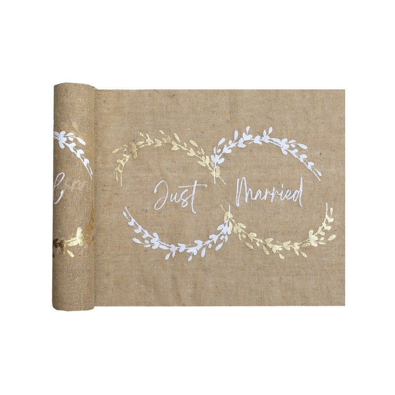 Chemin de table Mariage naturel