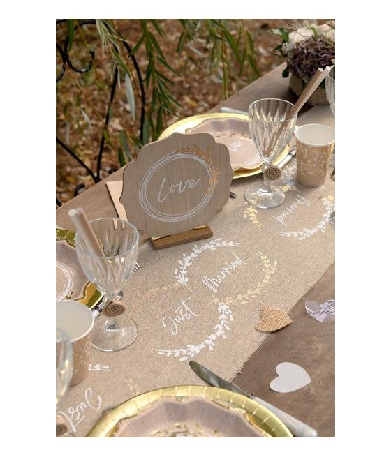 Chemin de table Mariage naturel