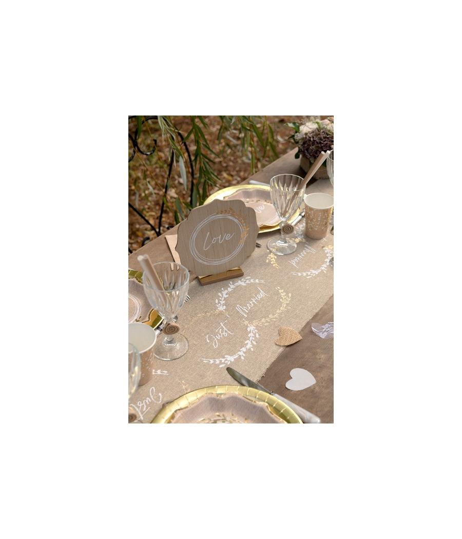 Chemin de table Mariage naturel