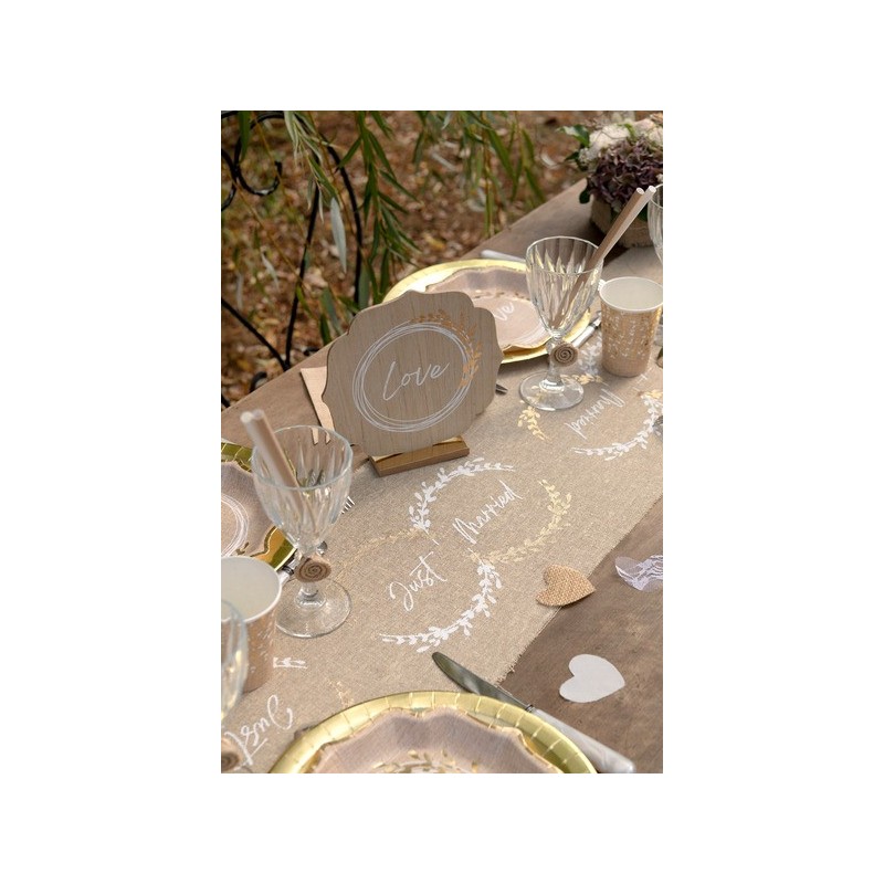 Chemin de table Mariage naturel