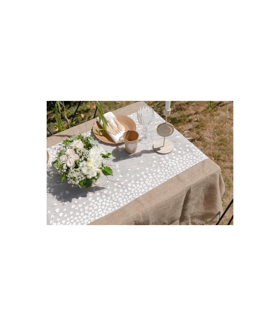 Chemin de table coeur