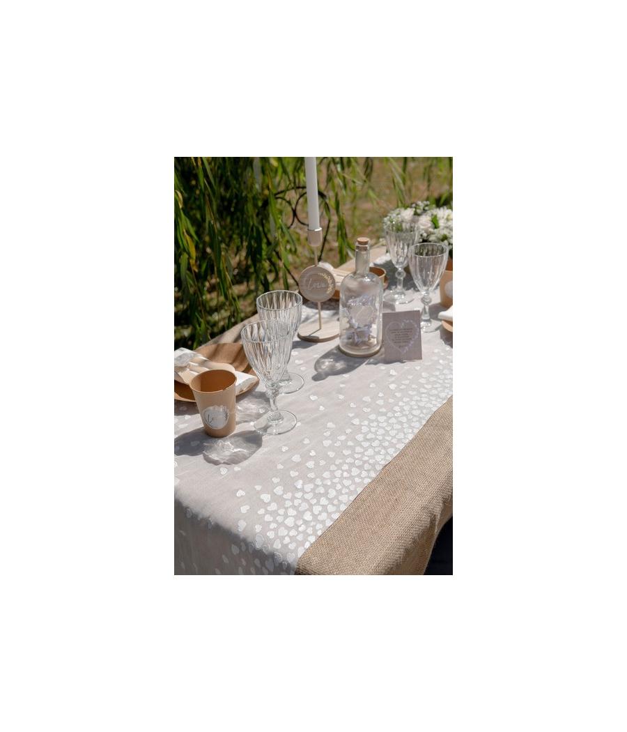 Chemin de table coeur