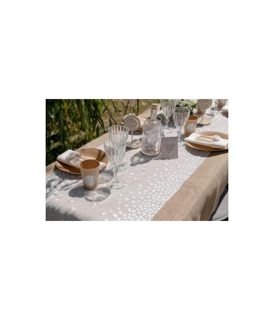 Chemin de table coeur