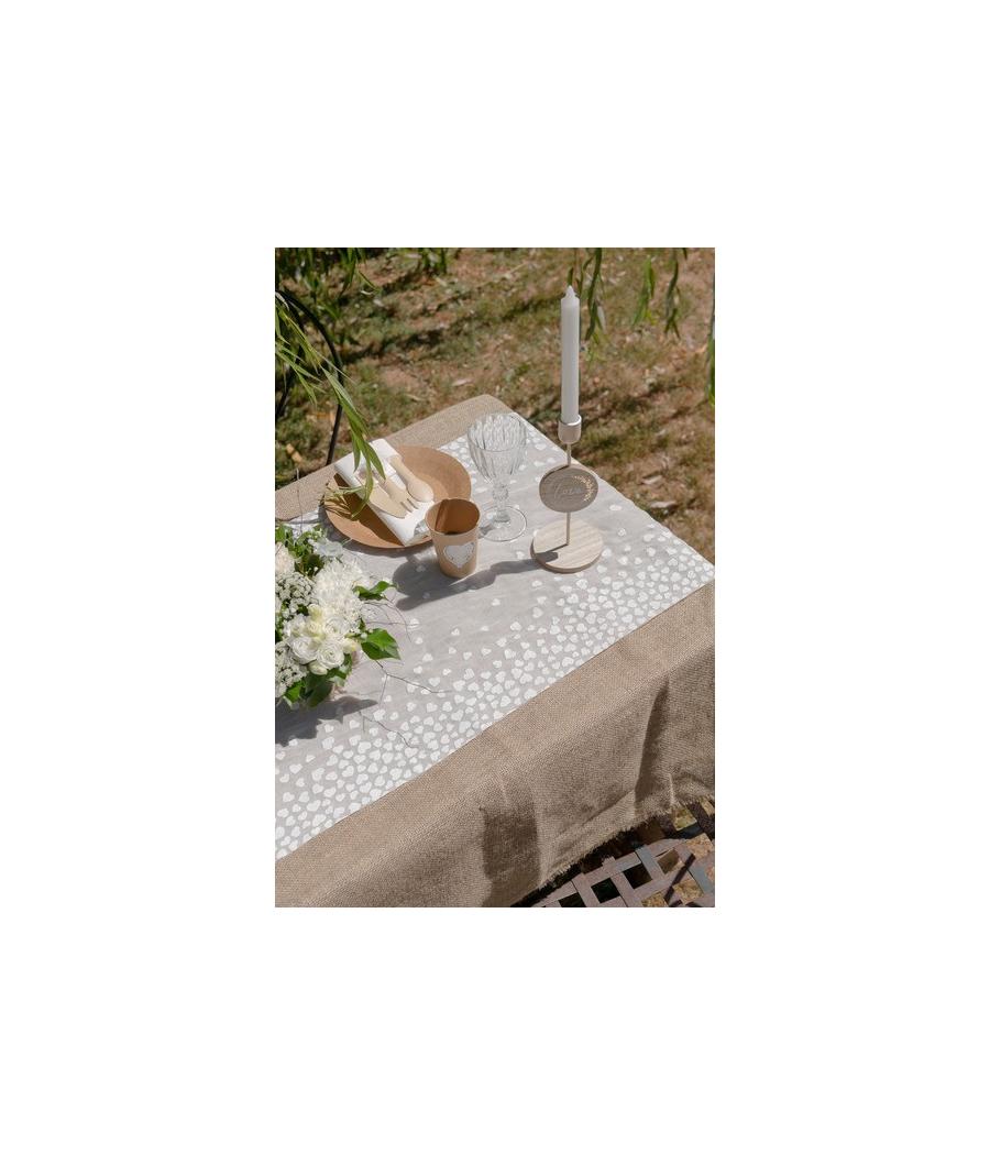 Chemin de table coeur