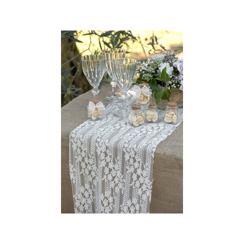 Chemin de table dentelle