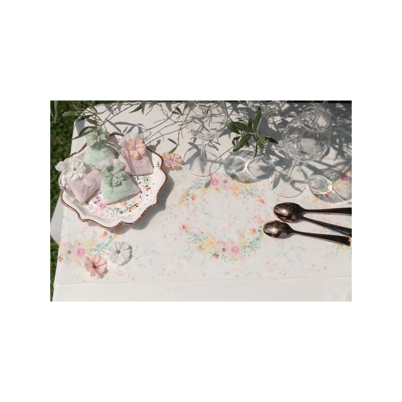 Chemin de table Mariage fleuri