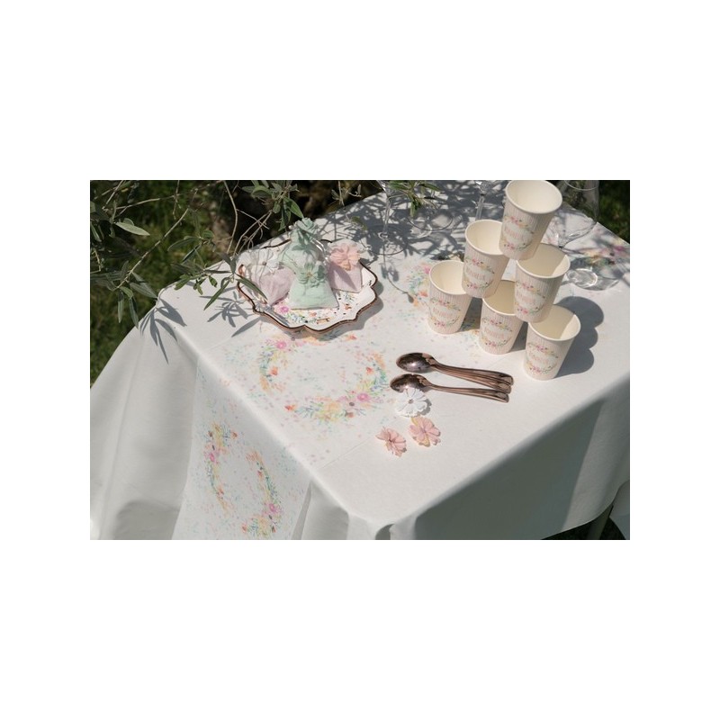 Chemin de table Mariage fleuri