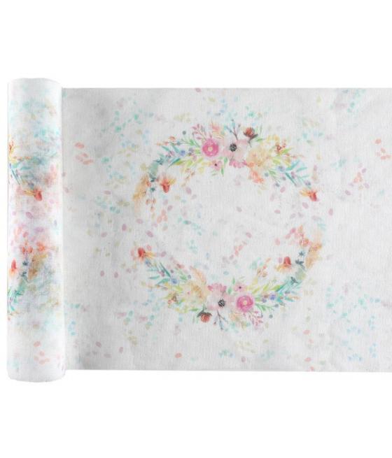 Chemin de table Mariage fleuri