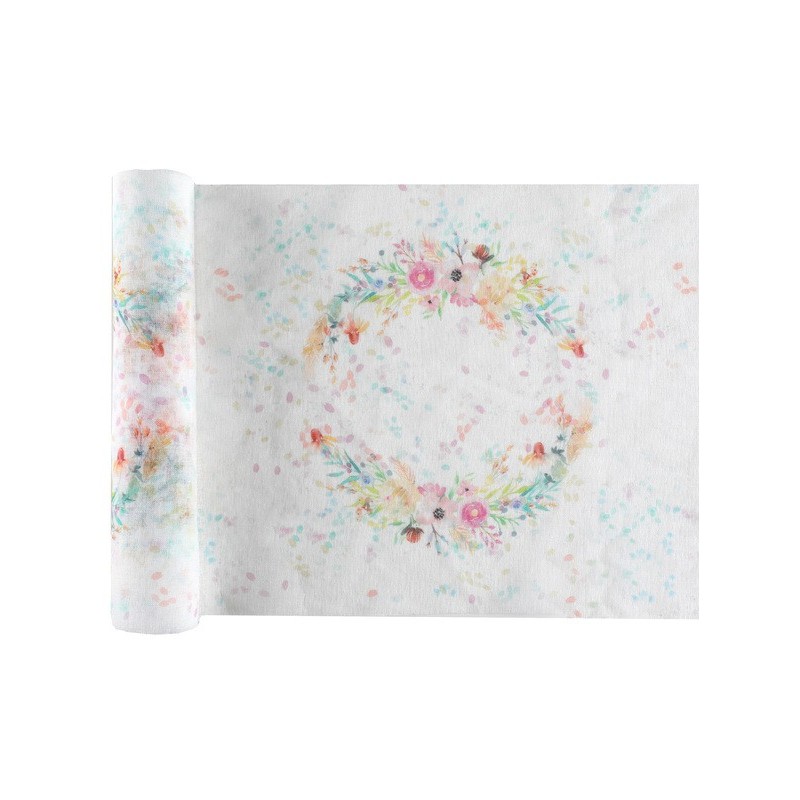 Chemin de table Mariage fleuri