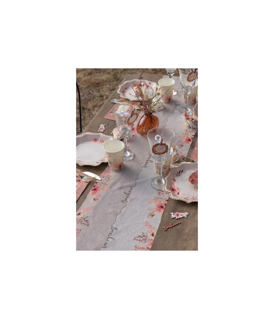 Chemin de table Amour floral