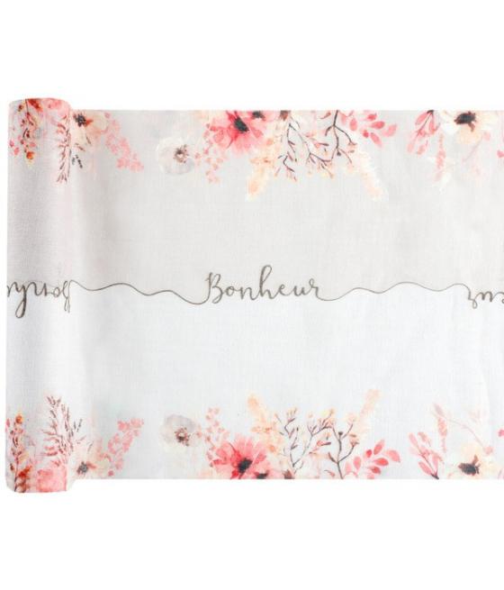 Chemin de table Amour floral