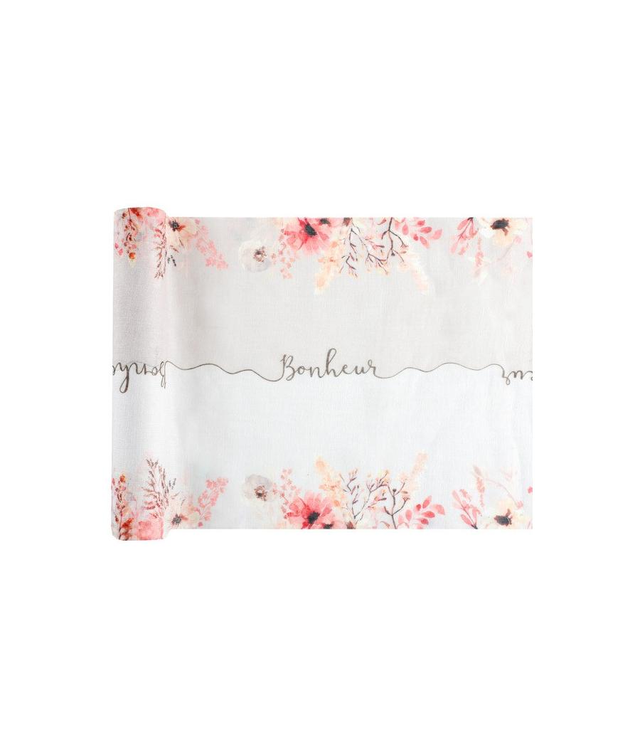 Chemin de table Amour floral