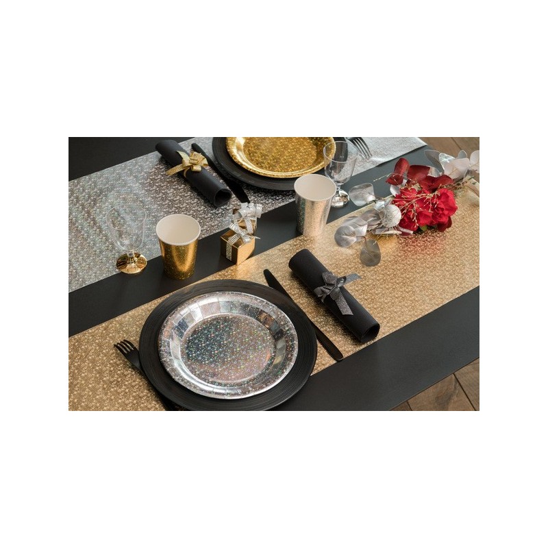 Chemin de table Etincelant Or