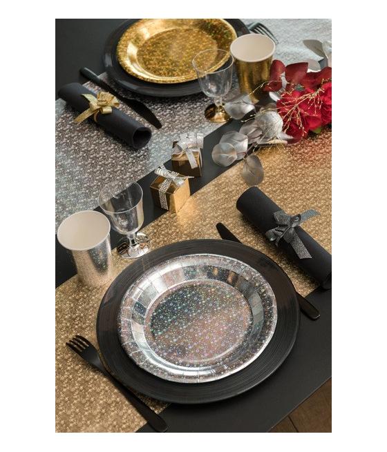 Chemin de table Etincelant Or