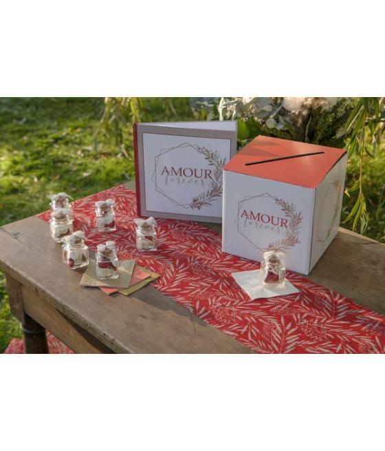 Chemin de table Amour Forever