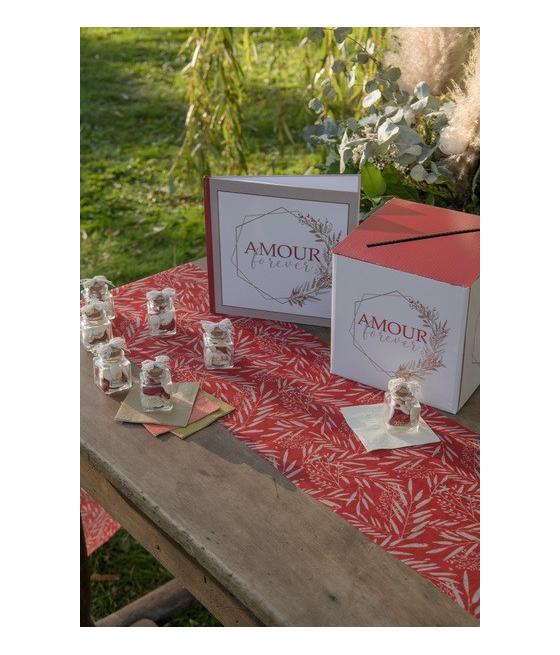 Chemin de table Amour Forever