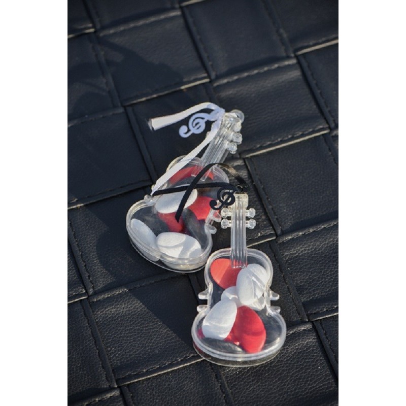 Boite guitare transparente