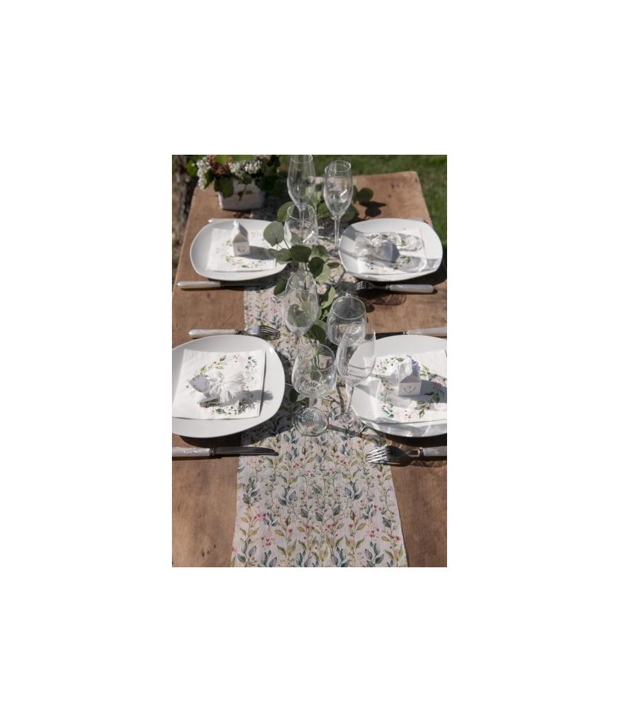 Chemin de table Mariage végétal