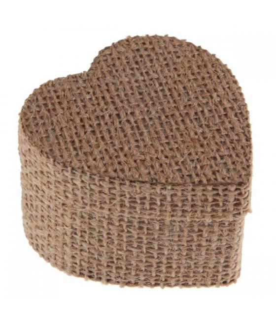  BoÃ®tes en forme de coeur naturelle 