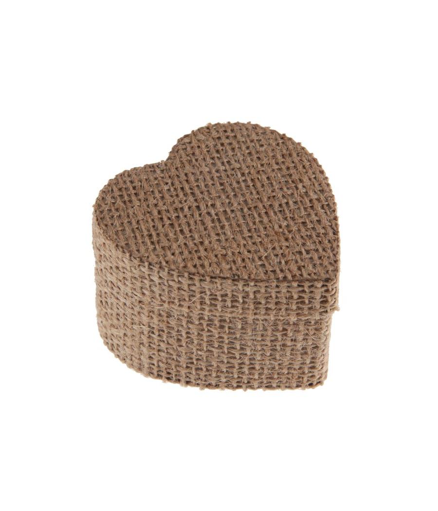  BoÃ®tes en forme de coeur naturelle 
