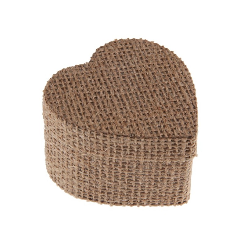  BoÃ®tes en forme de coeur naturelle 