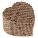  BoÃ®tes en forme de coeur naturelle 