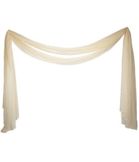 Voile pour Arche de Cérémonie Crème