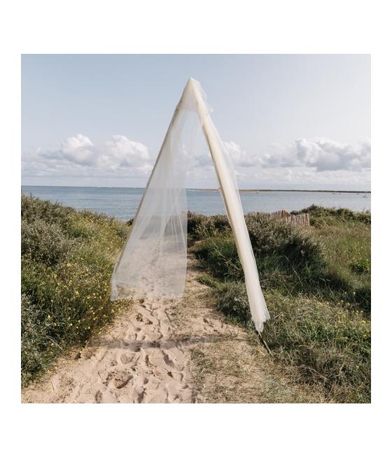 Voile pour Arche de Cérémonie Crème