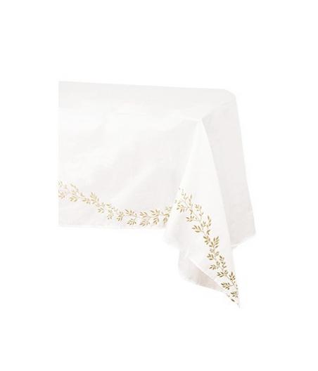 Nappe Jolis Brins Blanc et Or