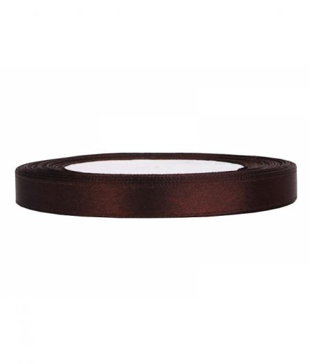 ruban satin marron 25m