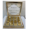Boite chocolat personnalisés 32 chocolats
