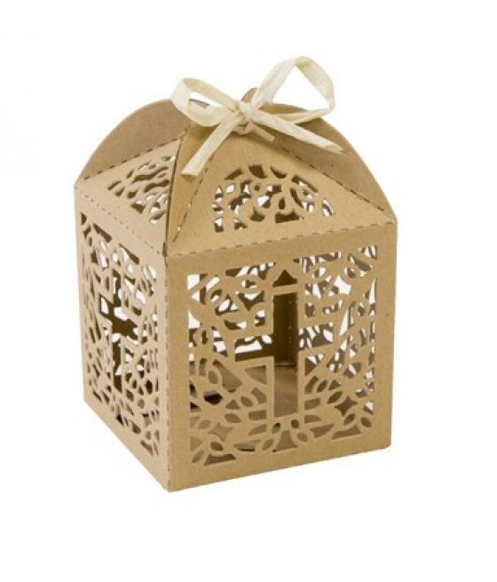 Boites en carton avec dentelle