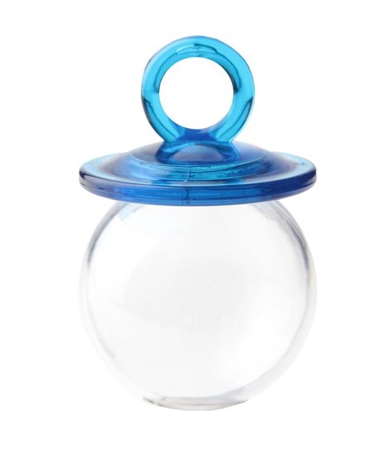 Contenant en forme de tétine (x 4) - bleu ciel