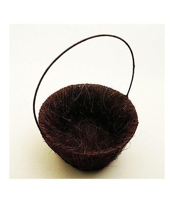 Panier à pétales sisal marron