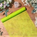 Chemin de Table Intissé Luxe Anis