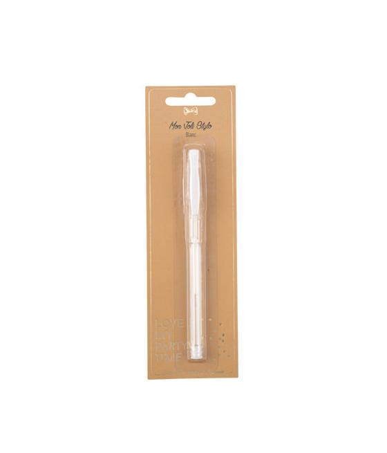 Stylo Gel Blanc