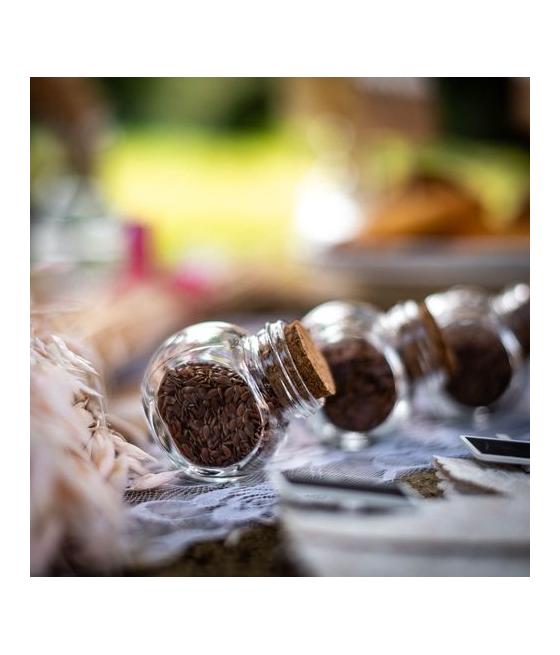 Bocal Verre et Bouchon Liège