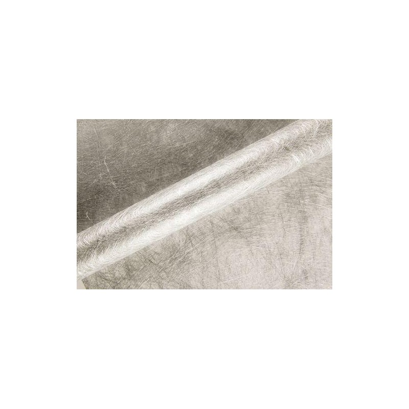 Chemin de Table Intissé Luxe Argent