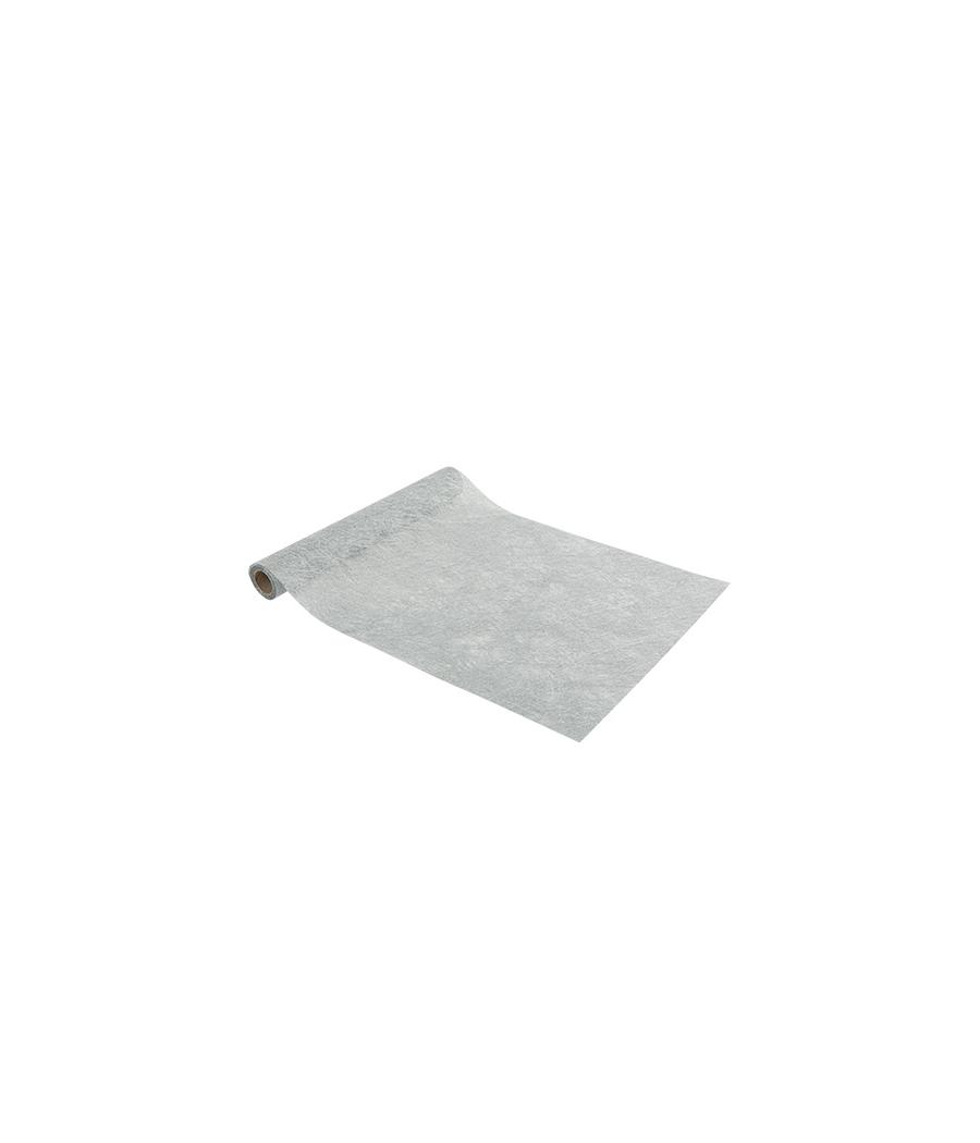 Chemin de Table Intissé Luxe Argent