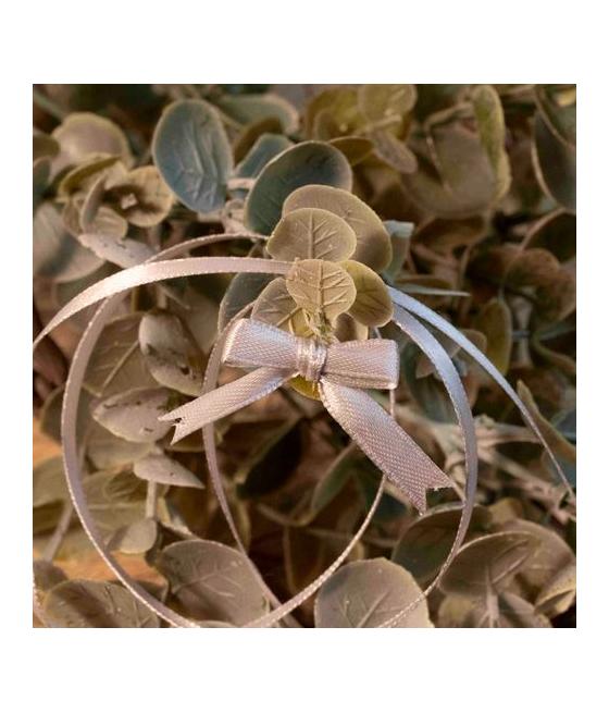 Bobine Ruban Satin Gris